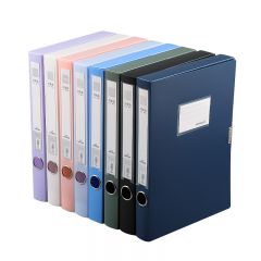 加厚A4档案盒塑料文件盒文件夹票据资料收纳盒财务凭证盒