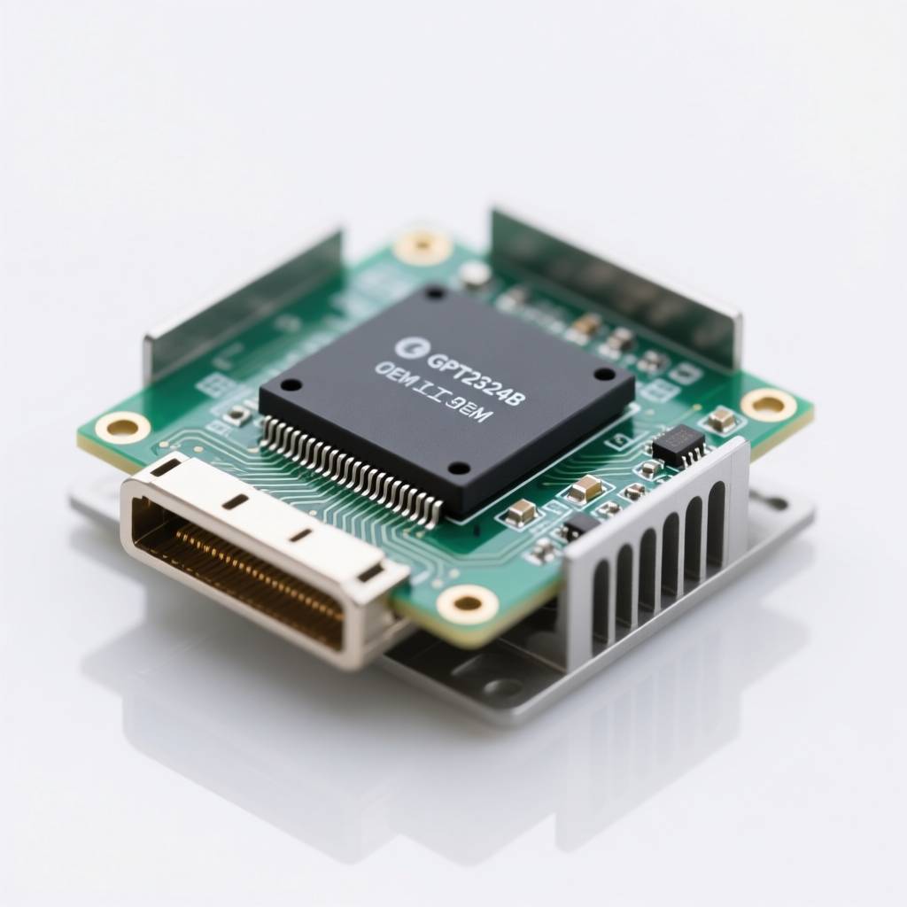 佳博GPT2224B热敏打印头模组OEM代工定制含驱动板与散热支架适用于标签打印机厂批量贴牌包邮